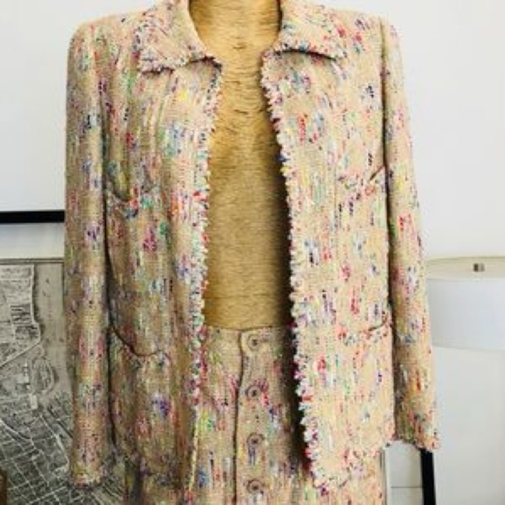🛑 SALE CHANEL vintage jacket stunning very good condition 42 FR like small - Picture 14 of 14